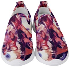 Flowers Bouquets Vintage Pop Art Kids  Slip On Sneakers