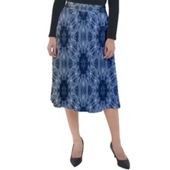 Pattern Patterns Seamless Design Classic Velour Midi Skirt 