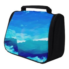 Blue Sky Artwork Drawing Painting Full Print Travel Pouch (small) by Pakrebo