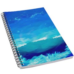 Blue Sky Artwork Drawing Painting 5 5  X 8 5  Notebook