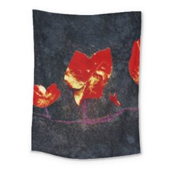 Grunge Floral Collage Design Medium Tapestry by dflcprintsclothing