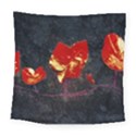 Grunge Floral Collage Design Square Tapestry (Large) View1