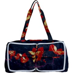 Grunge Floral Collage Design Multi Function Bag by dflcprintsclothing