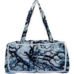 Tree Winter Blue Snow Cold Scene Multi Function Bag by Pakrebo