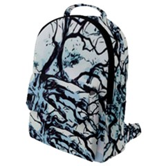 Tree Winter Blue Snow Cold Scene Flap Pocket Backpack (small) by Pakrebo