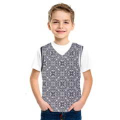 Black White Geometric Background Kids  Sportswear by Pakrebo