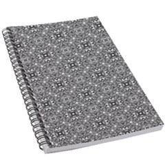 Black White Geometric Background 5 5  X 8 5  Notebook