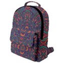 Tile Repeating Colors Texture Flap Pocket Backpack (Small) View1