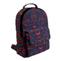 Tile Repeating Colors Texture Flap Pocket Backpack (Small) View2