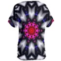 Kaleidoscope Round Metal Women s Oversized Tee View2