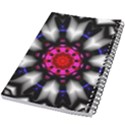 Kaleidoscope Round Metal 5.5  x 8.5  Notebook View2