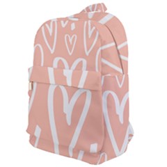 Coral Pattren With White Hearts Classic Backpack by alllovelyideas