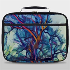 Tree Colorful Nature Landscape Full Print Lunch Bag by Pakrebo