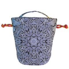 Tile Design Art Mosaic Pattern Drawstring Bucket Bag