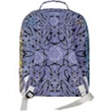 Tile Design Art Mosaic Pattern Double Compartment Backpack View3