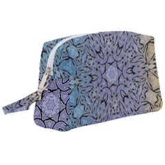 Tile Design Art Mosaic Pattern Wristlet Pouch Bag (large)