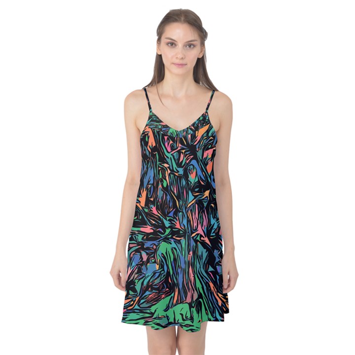 Tree Forest Abstract Forrest Camis Nightgown