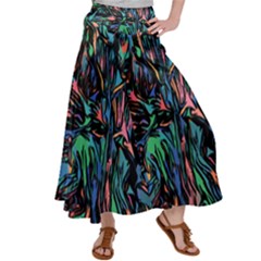 Tree Forest Abstract Forrest Satin Palazzo Pants