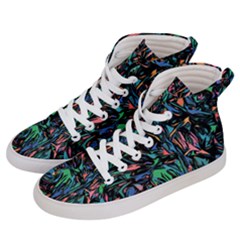 Tree Forest Abstract Forrest Men s Hi-top Skate Sneakers by Pakrebo