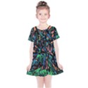 Tree Forest Abstract Forrest Kids  Simple Cotton Dress View1