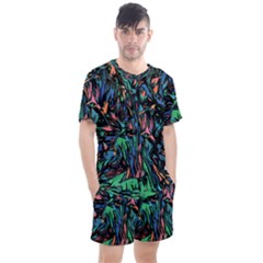 Tree Forest Abstract Forrest Men s Mesh Tee And Shorts Set