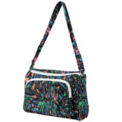 Tree Forest Abstract Forrest Front Pocket Crossbody Bag