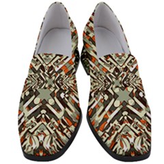 Arabic Backdrop Background Cloth Women s Chunky Heel Loafers