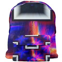 Box Abstract Frame Square Giant Full Print Backpack by Pakrebo