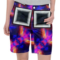 Box Abstract Frame Square Pocket Shorts