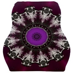 Kaleidoscope Round Circle Geometry Car Seat Velour Cushion  by Pakrebo