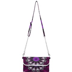 Kaleidoscope Round Circle Geometry Mini Crossbody Handbag by Pakrebo