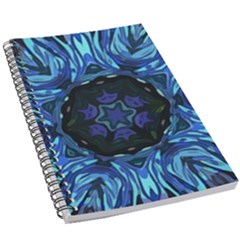 Background Blue Flower 5 5  X 8 5  Notebook