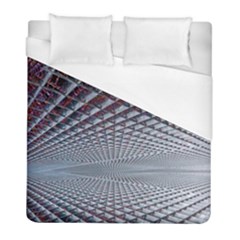 Metal Sci Fi Fantasy Background Duvet Cover (full/ Double Size) by Pakrebo