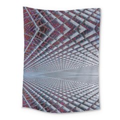 Metal Sci Fi Fantasy Background Medium Tapestry by Pakrebo