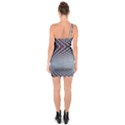 Metal Sci Fi Fantasy Background One Soulder Bodycon Dress View2