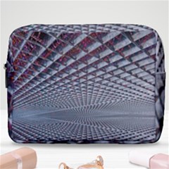 Metal Sci Fi Fantasy Background Make Up Pouch (large) by Pakrebo