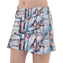 Forest Abstract Artwork Colorful Tennis Skirt by Pakrebo