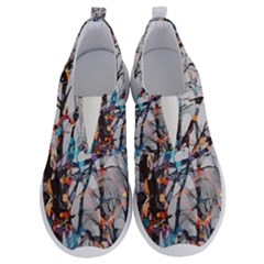 Forest Abstract Artwork Colorful No Lace Lightweight Shoes