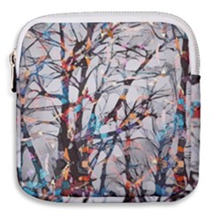 Forest Abstract Artwork Colorful Mini Square Pouch