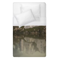 Sea Fortress Lake Reflection Sky Duvet Cover (single Size) by Pakrebo