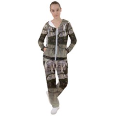 Sea Fortress Lake Reflection Sky Women s Tracksuit