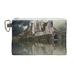 Sea Fortress Lake Reflection Sky Canvas Cosmetic Bag (large) by Pakrebo