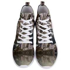 Sea Fortress Lake Reflection Sky Men s Lightweight High Top Sneakers by Pakrebo