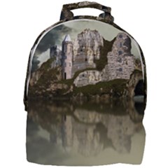 Sea Fortress Lake Reflection Sky Mini Full Print Backpack