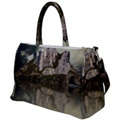 Sea Fortress Lake Reflection Sky Duffel Travel Bag