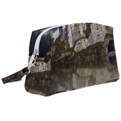 Sea Fortress Lake Reflection Sky Wristlet Pouch Bag (large) by Pakrebo