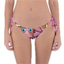 PINK COWS Reversible Bikini Bottom View1