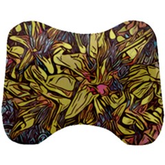 Lilies Abstract Flowers Nature Head Support Cushion by Pakrebo