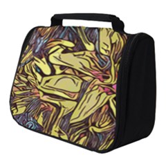 Lilies Abstract Flowers Nature Full Print Travel Pouch (small)