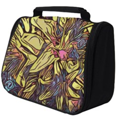 Lilies Abstract Flowers Nature Full Print Travel Pouch (big)